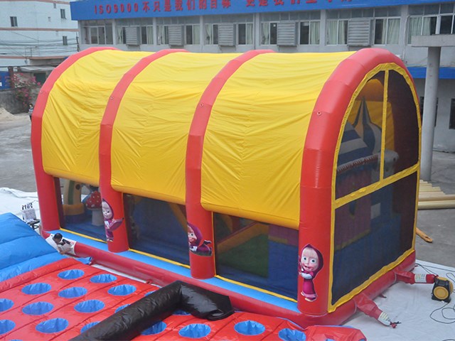 Giant Inflatable Theme Park With Cover Tent IP-088